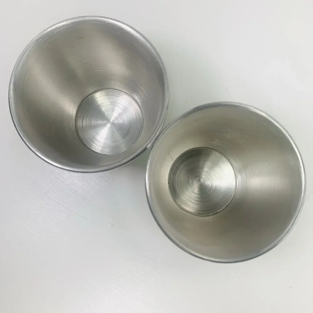 Salisbury Images of America 8 oz Pewter Cup Set of 2 Lincoln Memorial Beaded GUC